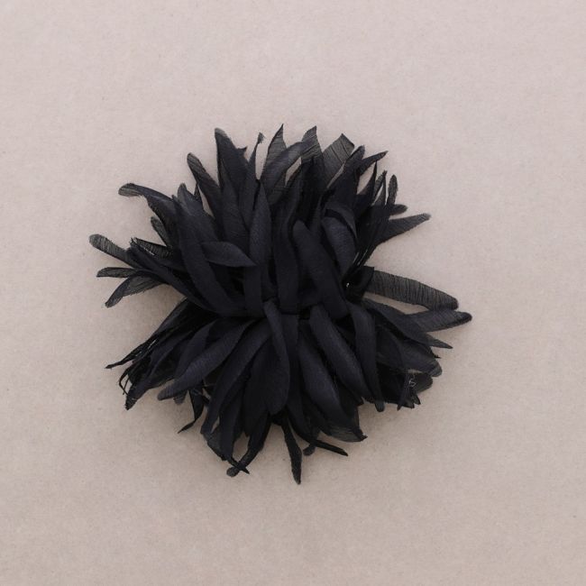 STRAPS FLOWER BROOCH 14CM