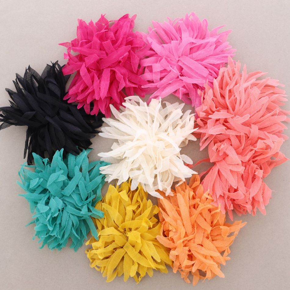 BROCHE FLOR TIRAS 14CM