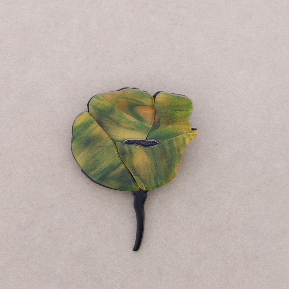 BROCHE FLOR RESINA