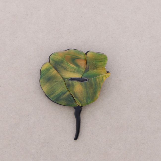 BROCHE FLOR RESINA