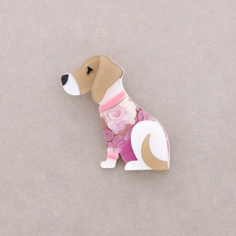 BROCHE PERRO RESINA