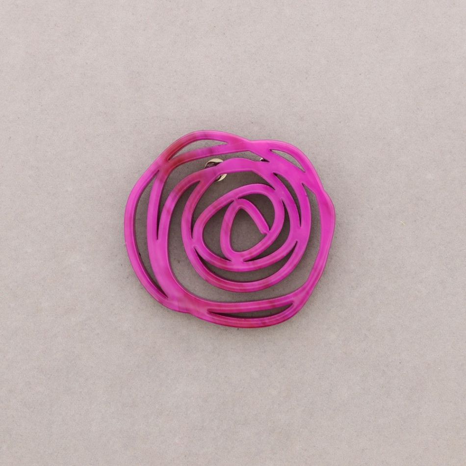 BROCHE FLOR CALADA RESINA