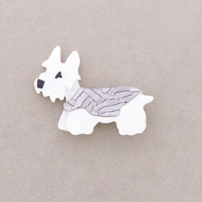 RESIN PUPPY BROOCH