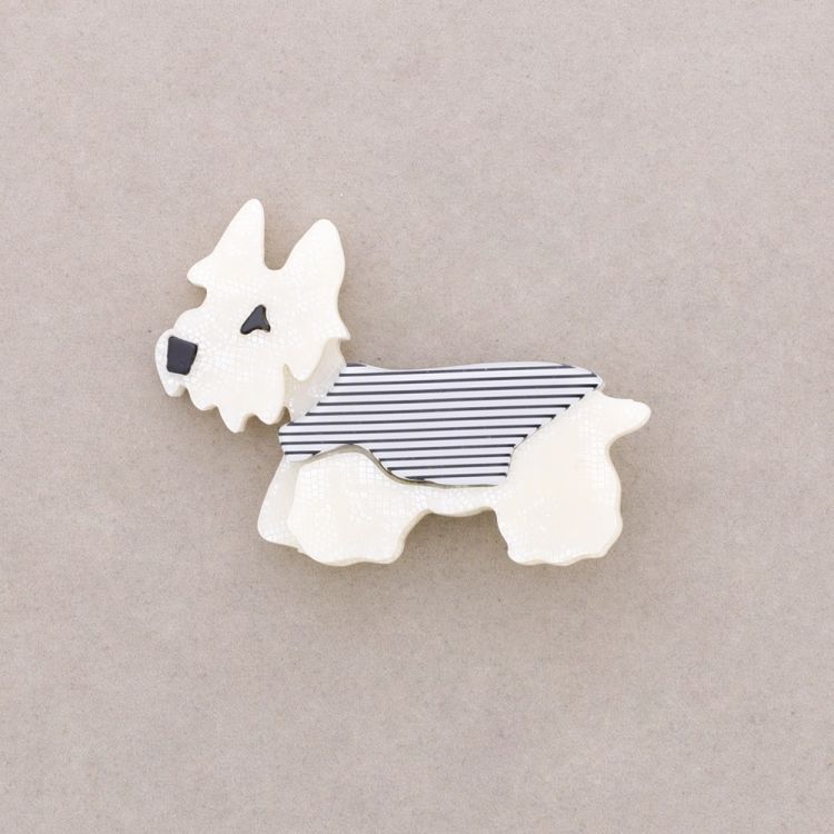 RESIN PUPPY BROOCH