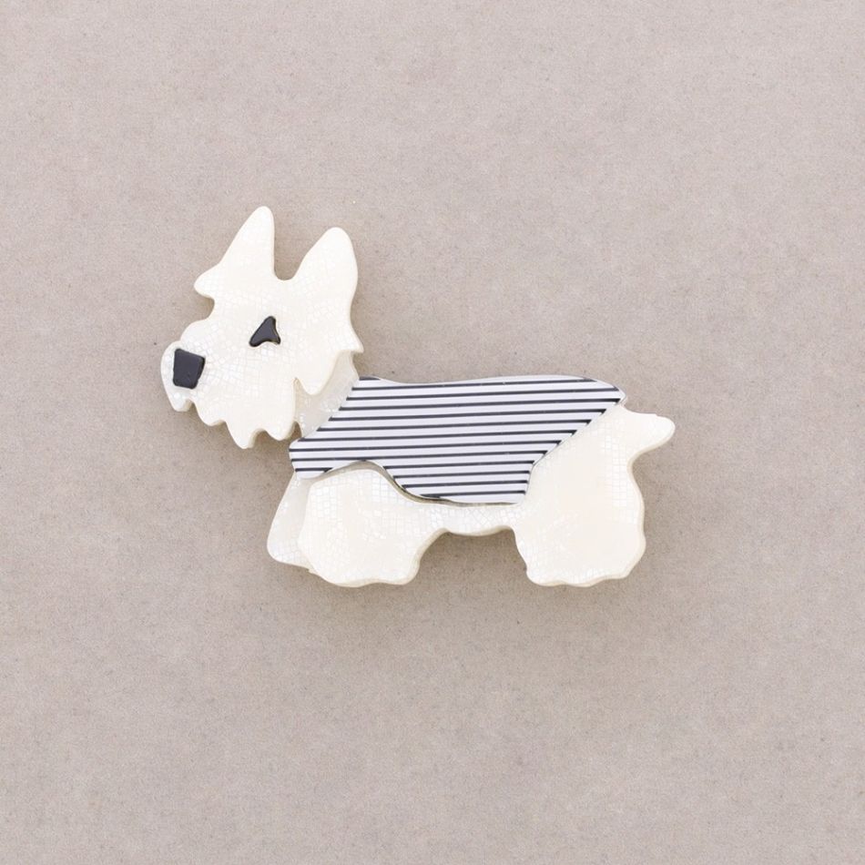 RESIN PUPPY BROOCH