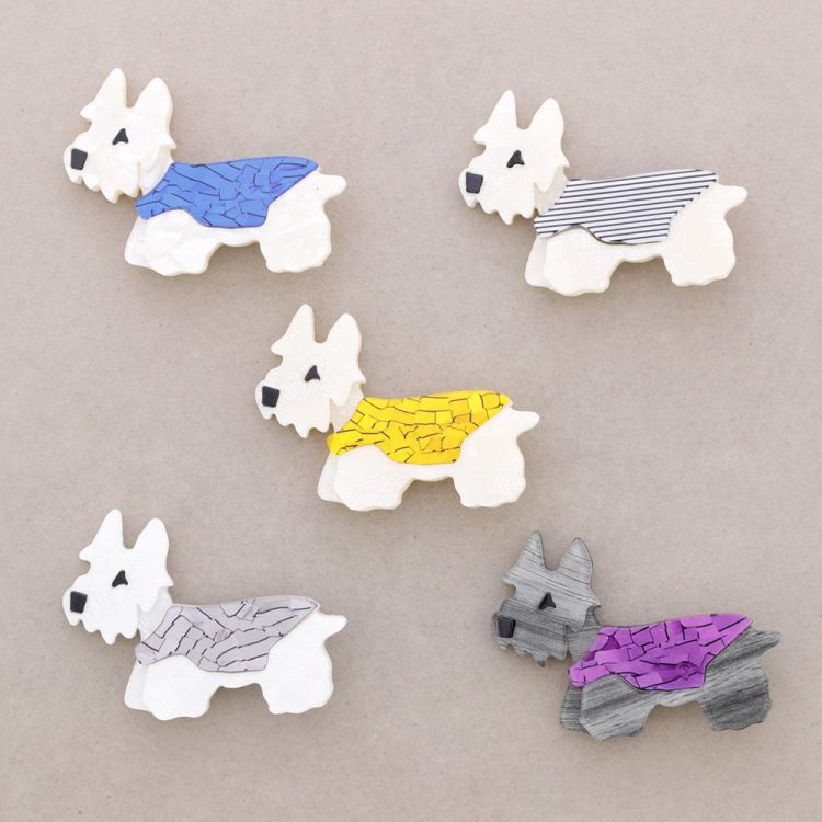 RESIN PUPPY BROOCH 2