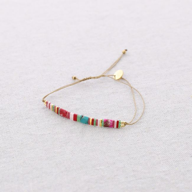 MACRAMÉ STEEL BRACELET WITH MIYUKI BEADS