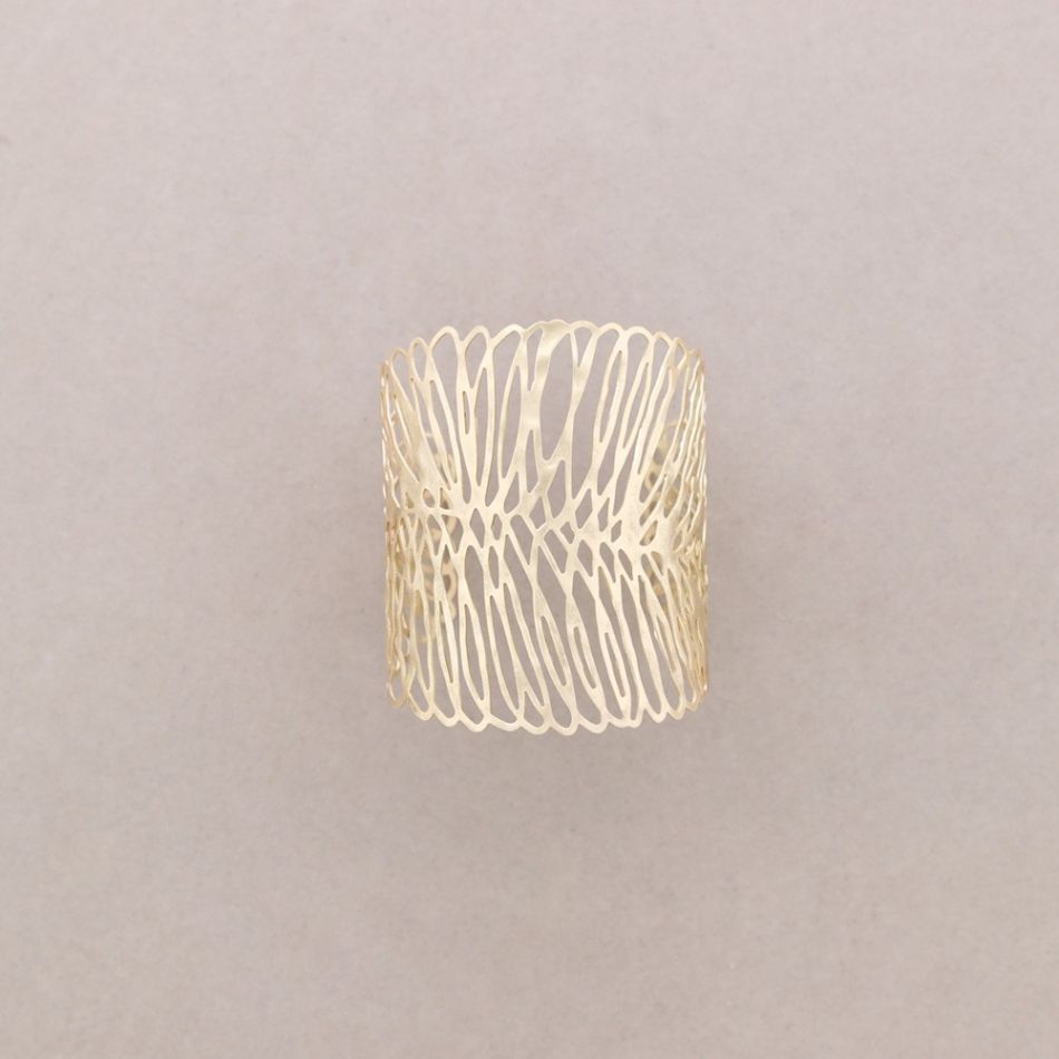ADJUSTABLE FILIGREE METAL BRACELET