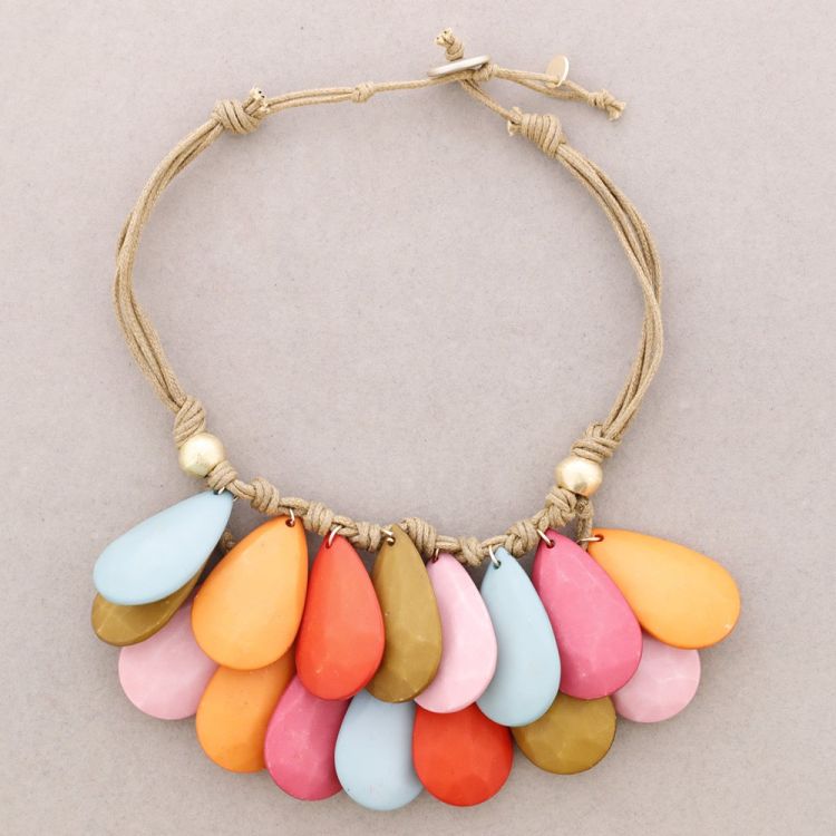 2 STRIPS RESIN DROPS CHOKER