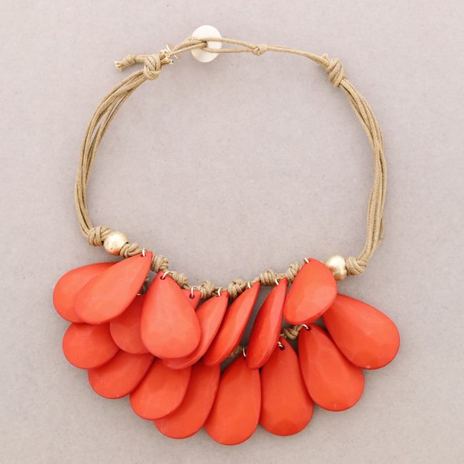 2 STRIPS RESIN DROPS CHOKER