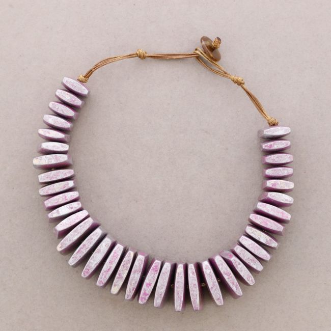 WOODEN BEADS CHOKER