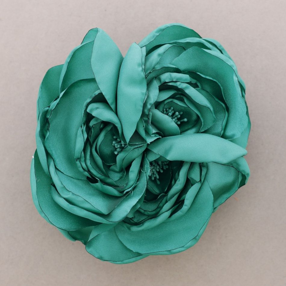 BROCHE FLOR TELA 16CM