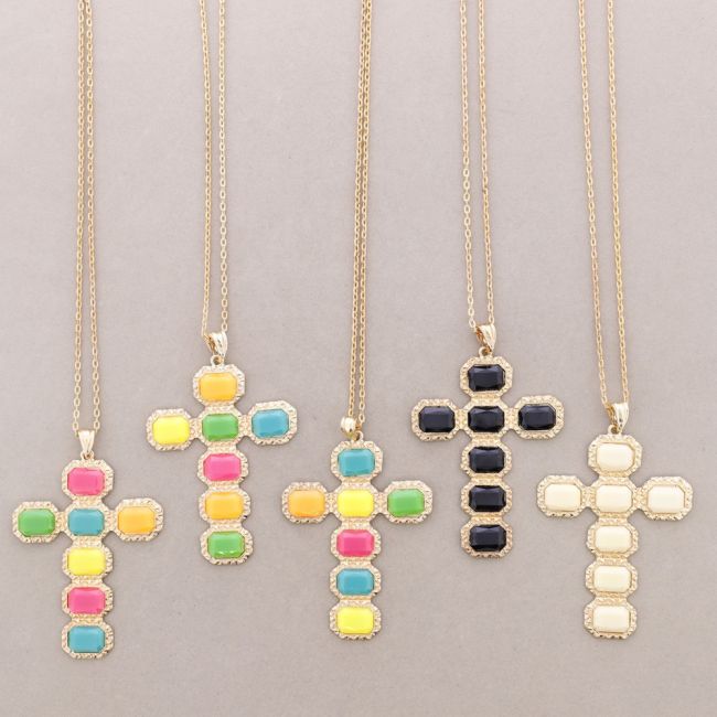 COLLAR LARGO COLG. CRUZ