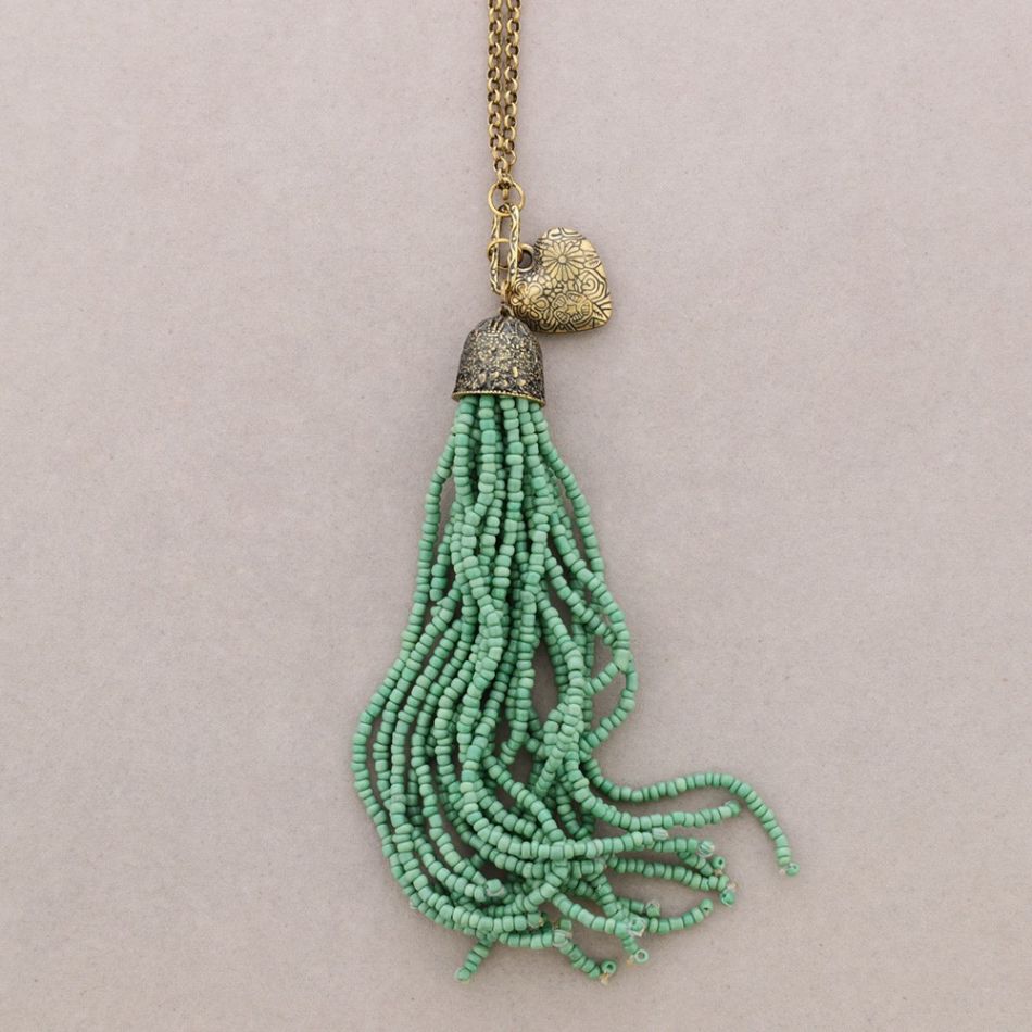 COLLAR LARGO COLG.METAL ABALORIOS
