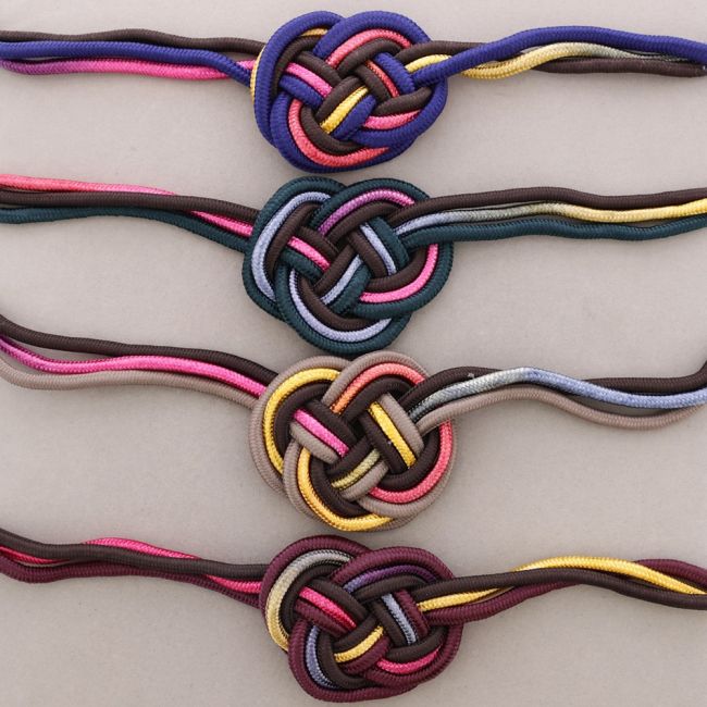 MULTICOLOR KNOT CHOKER