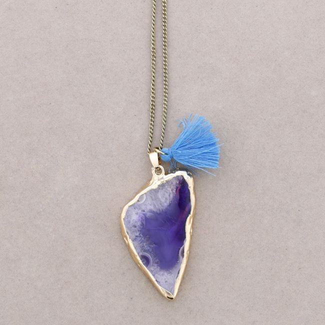 COLLAR LARGO COLG. PIEDRA