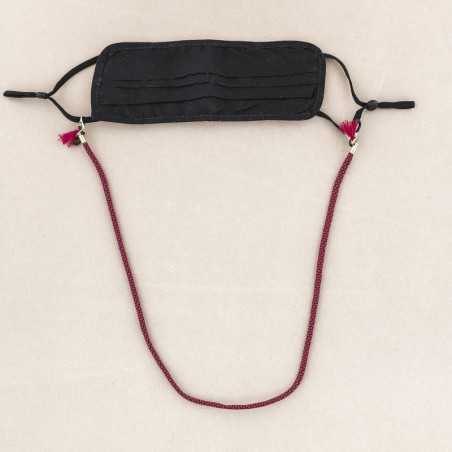 HANG MASKS AND GLASSES WITH CORD FABRICS