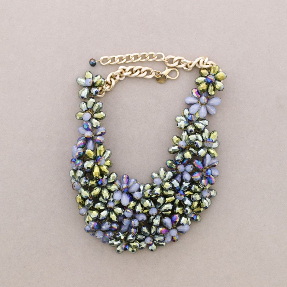 CRYSTAL WOVEN CHOKER
