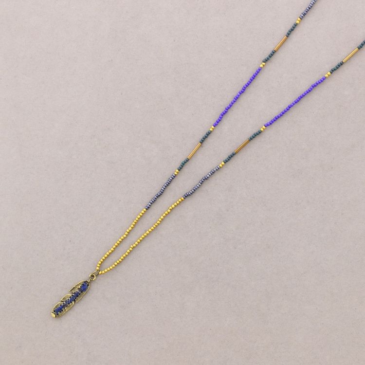 LONG PENDANT NECKLACE METAL PEN