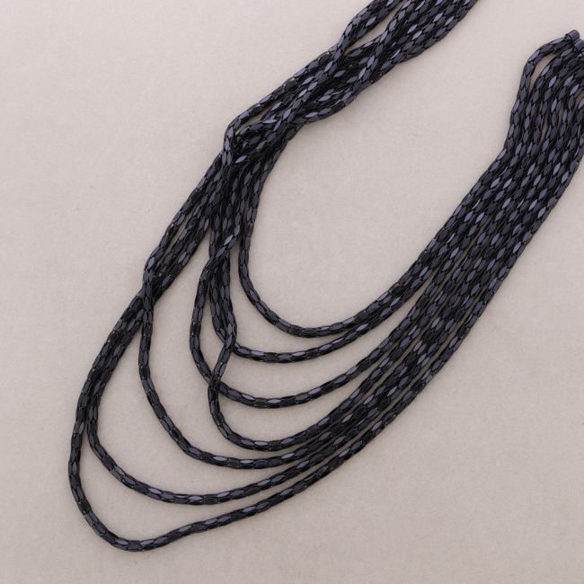 COLLAR LARGO CADENAS METAL