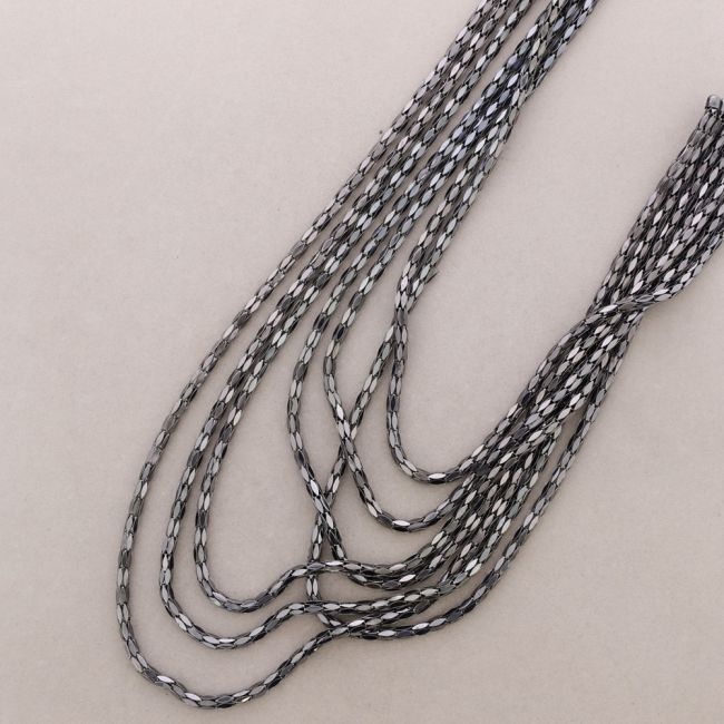 COLLAR LARGO CADENAS METAL