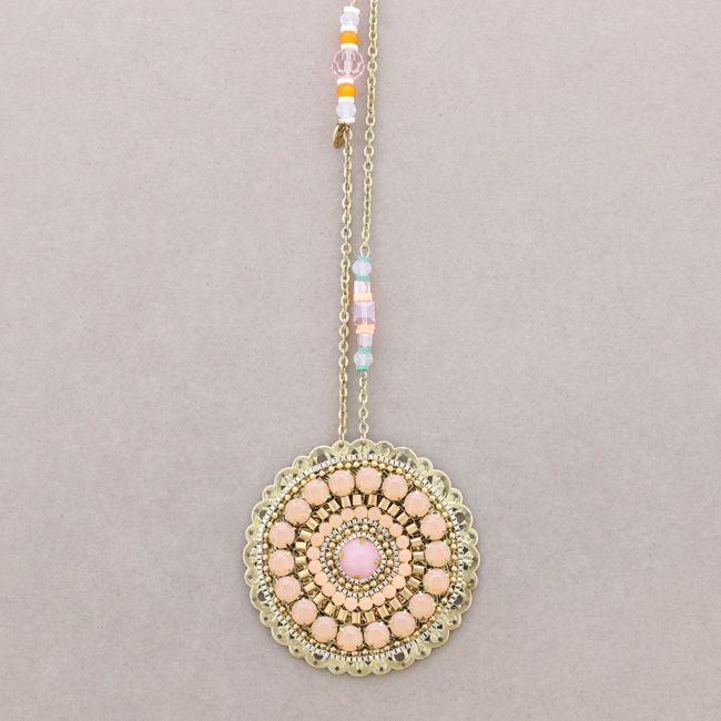 LONG PENDANT NECKLACE BEADS