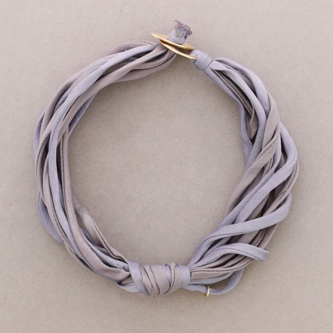 FABRIC KNOT MULTI-ROW CHOKER
