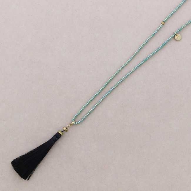 COLLAR LARGO CRISTALES COLG FELCO