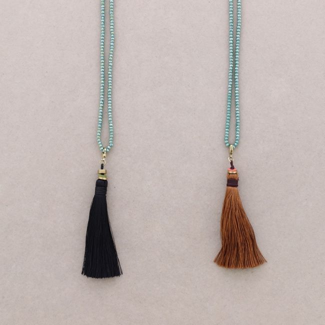 COLLAR LARGO CRISTALES COLG FELCO