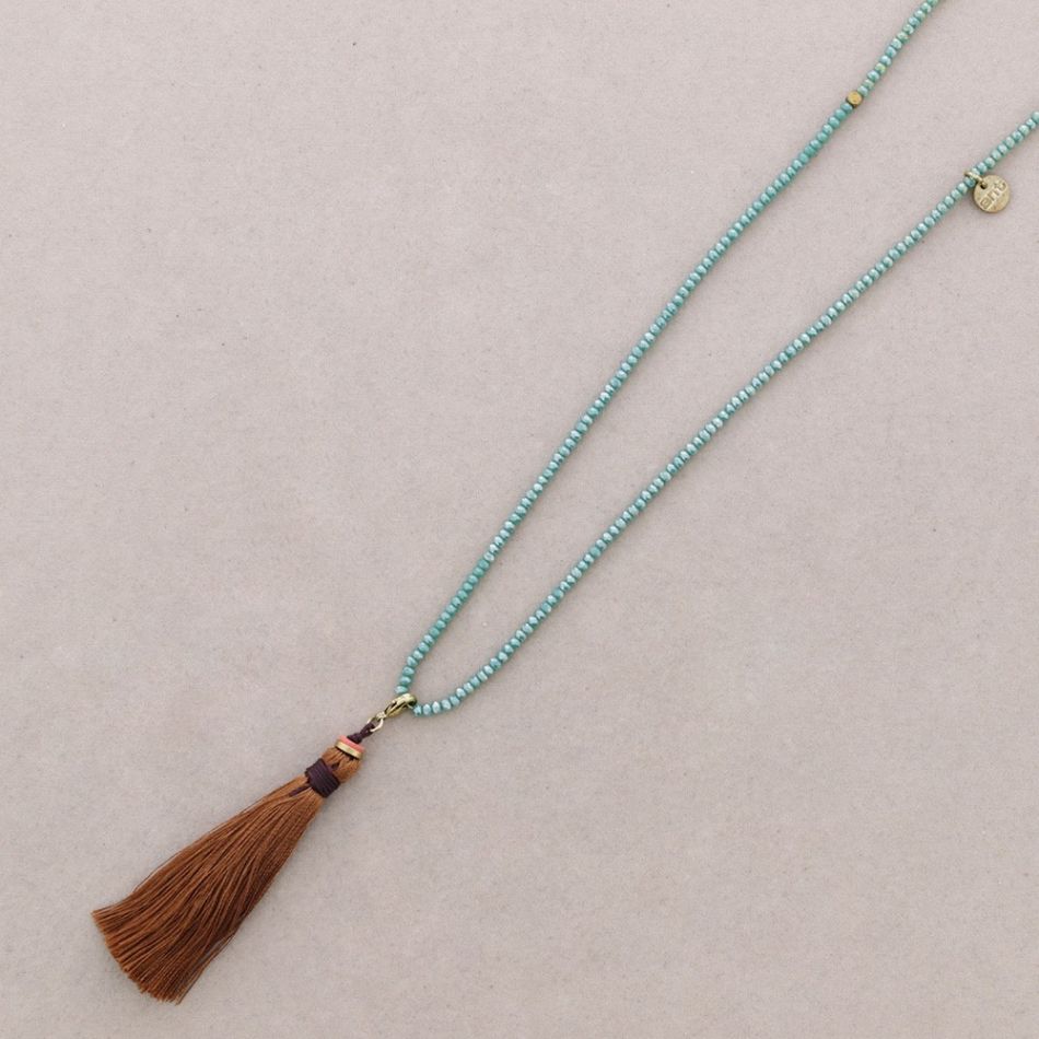 COLLAR LARGO CRISTALES COLG FELCO