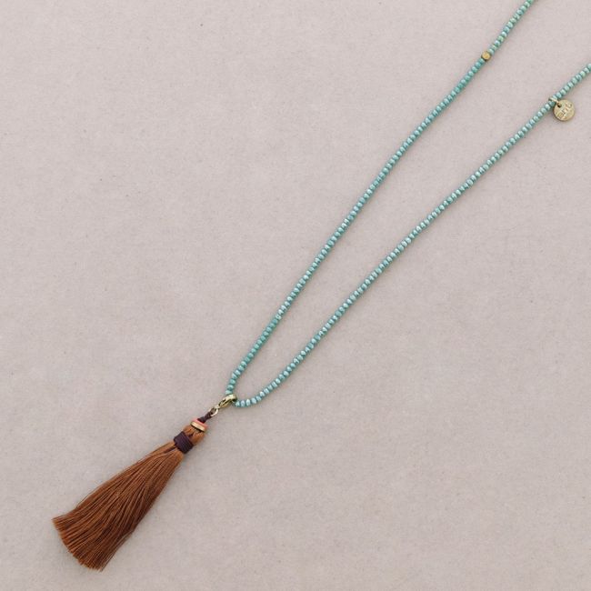 COLLAR LARGO CRISTALES COLG FELCO