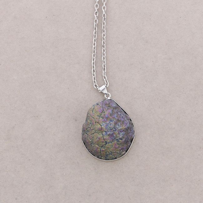 LONG PENDANT NECKLACE MINERAL