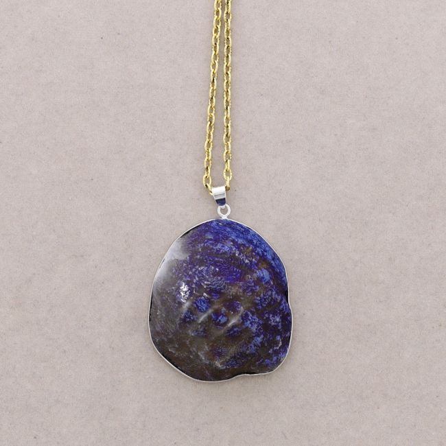 LONG PENDANT NECKLACE MINERAL