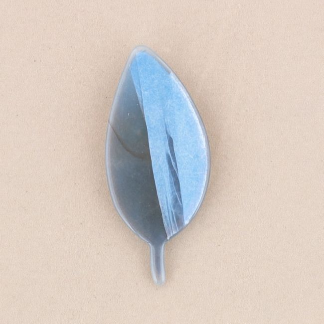 BROCHE HOJA RESINA