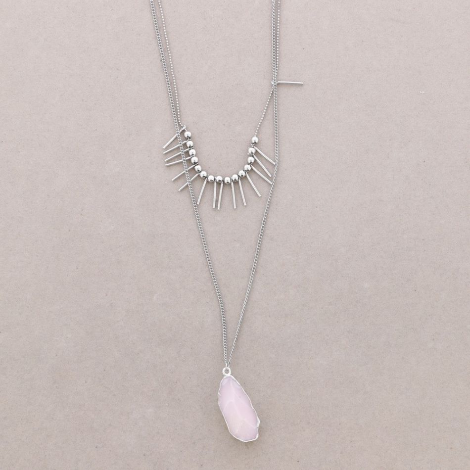 DOUBLE PENDANT NECKLACE