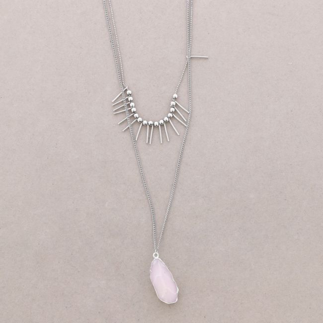 COLLAR DOBLE COLGANTES