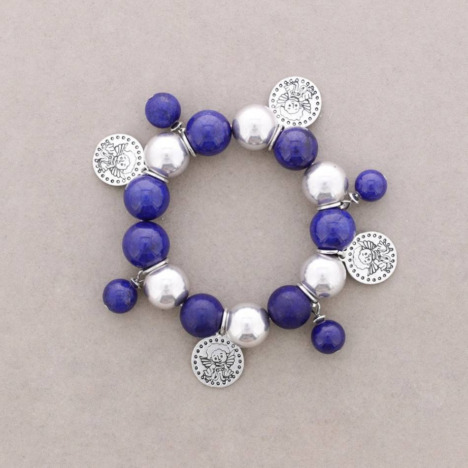 METAL STONE BEADS BRACELET