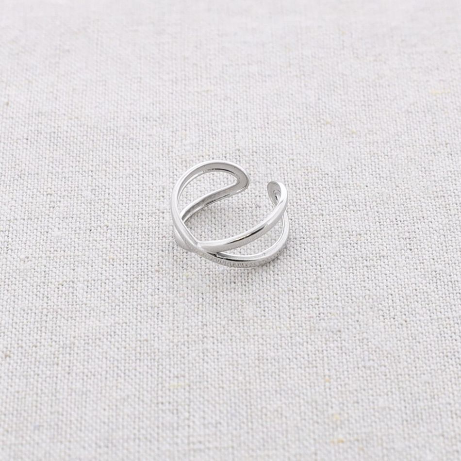 CROSS STEEL RING