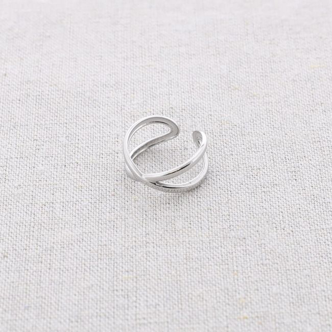CROSS STEEL RING