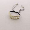 MACRAMÉ METAL CRYSTALS BRACELET