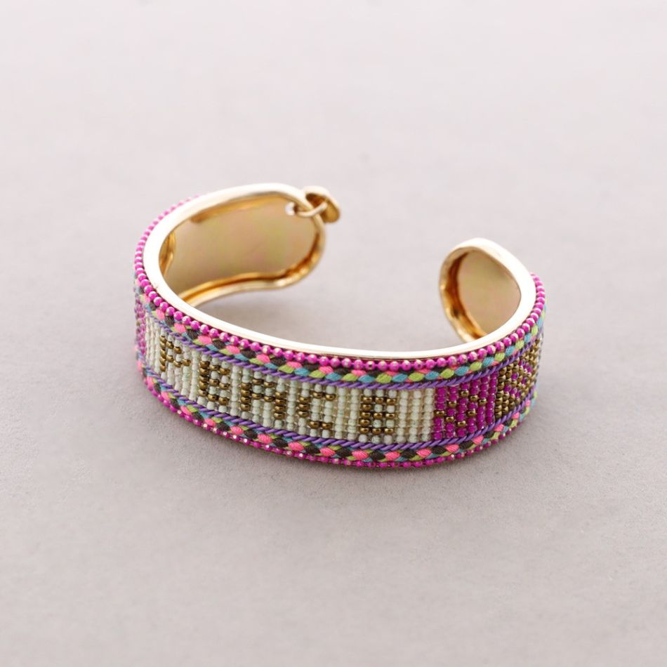 PULSERA RIGIDA ABALORIOS