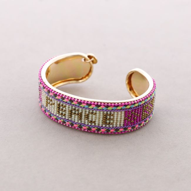 PULSERA RIGIDA ABALORIOS