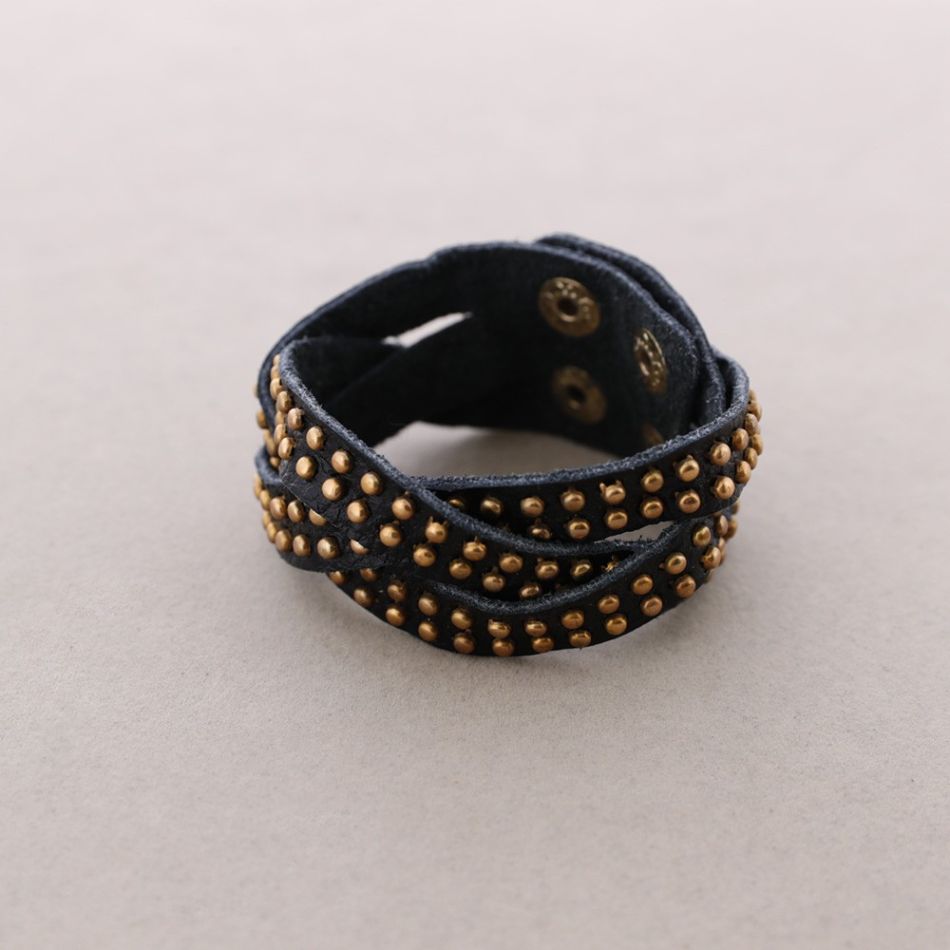 BRAIDED LEATHER BRACELET