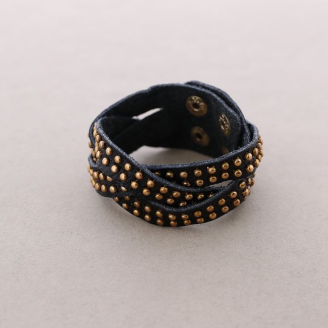 BRAIDED LEATHER BRACELET