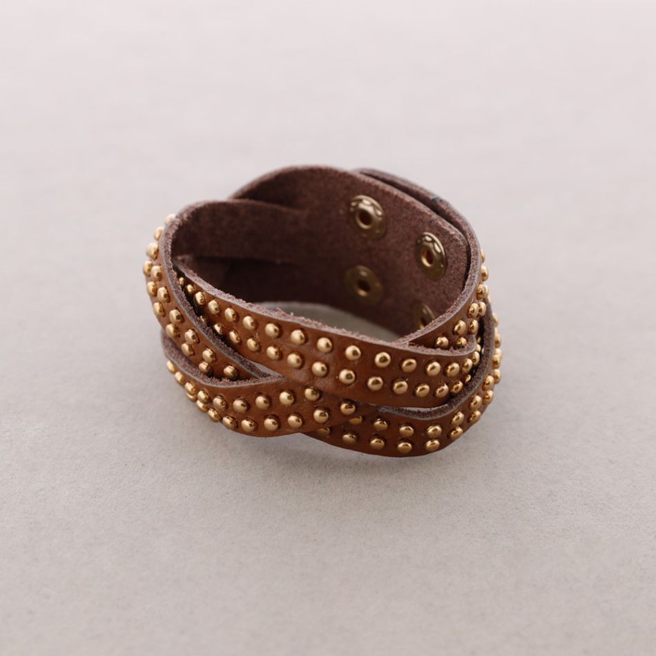 BRAIDED LEATHER BRACELET