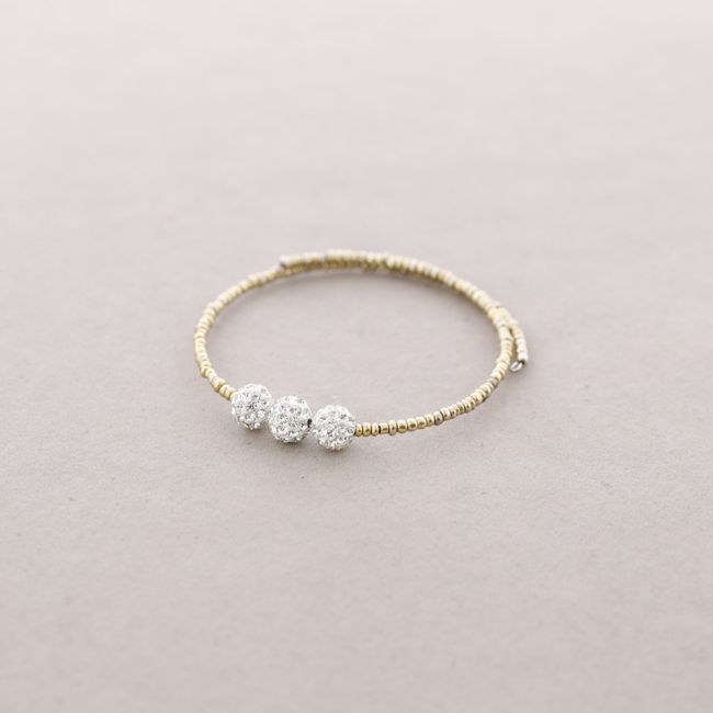 BRACELET WITH CRYSTAL BEADS