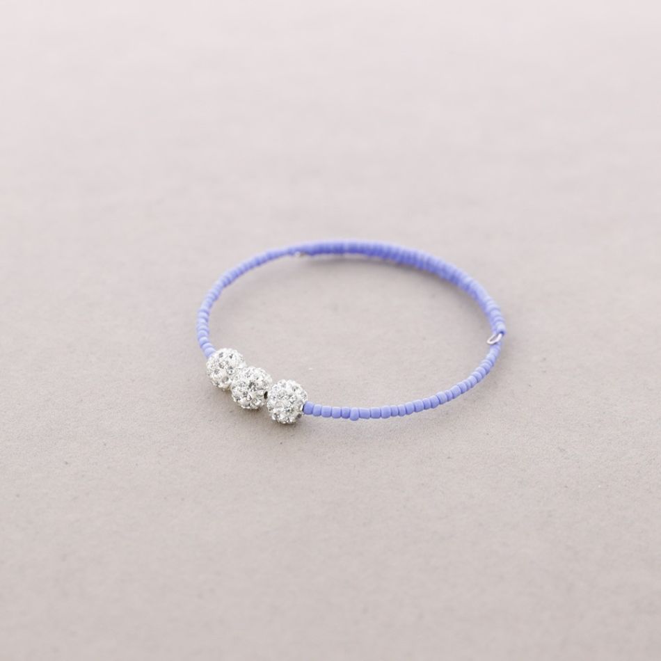 BRACELET WITH CRYSTAL BEADS