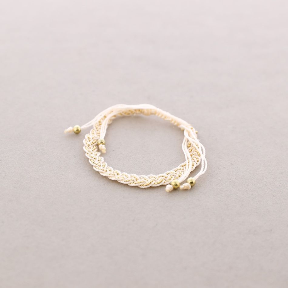 PULSERA TRENZADA MACRAMÉ