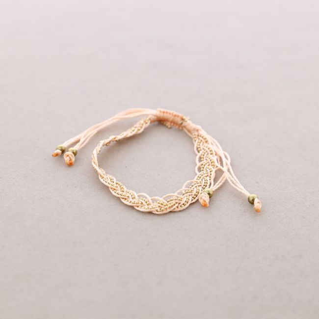 PULSERA TRENZADA MACRAMÉ