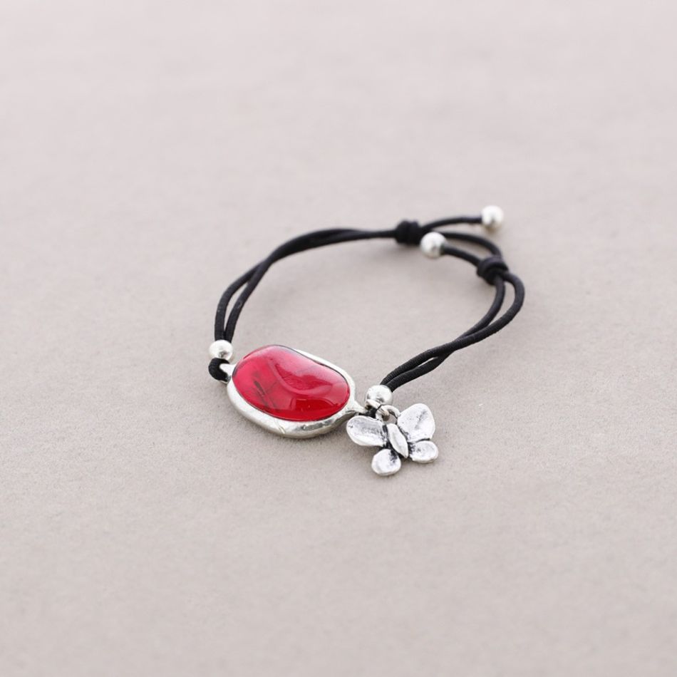 PULSERA GOMITA METAL RESINA